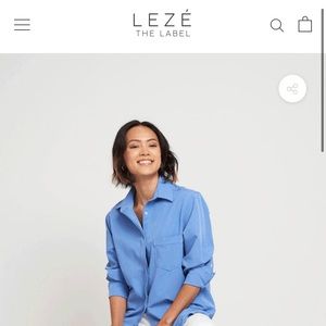 Leze The Label - Chambray BOYFRIEND SHIRT